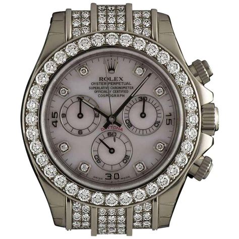 rolex daytona mother pearl|Rolex daytona diamond bezel.